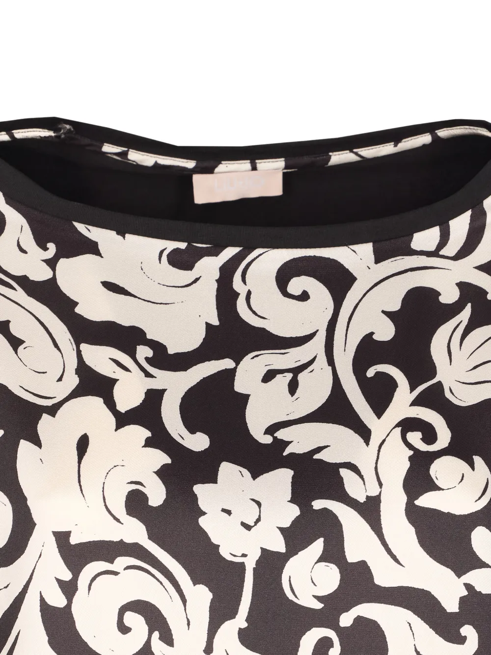 Printed Shoulder-Button T-Shirt