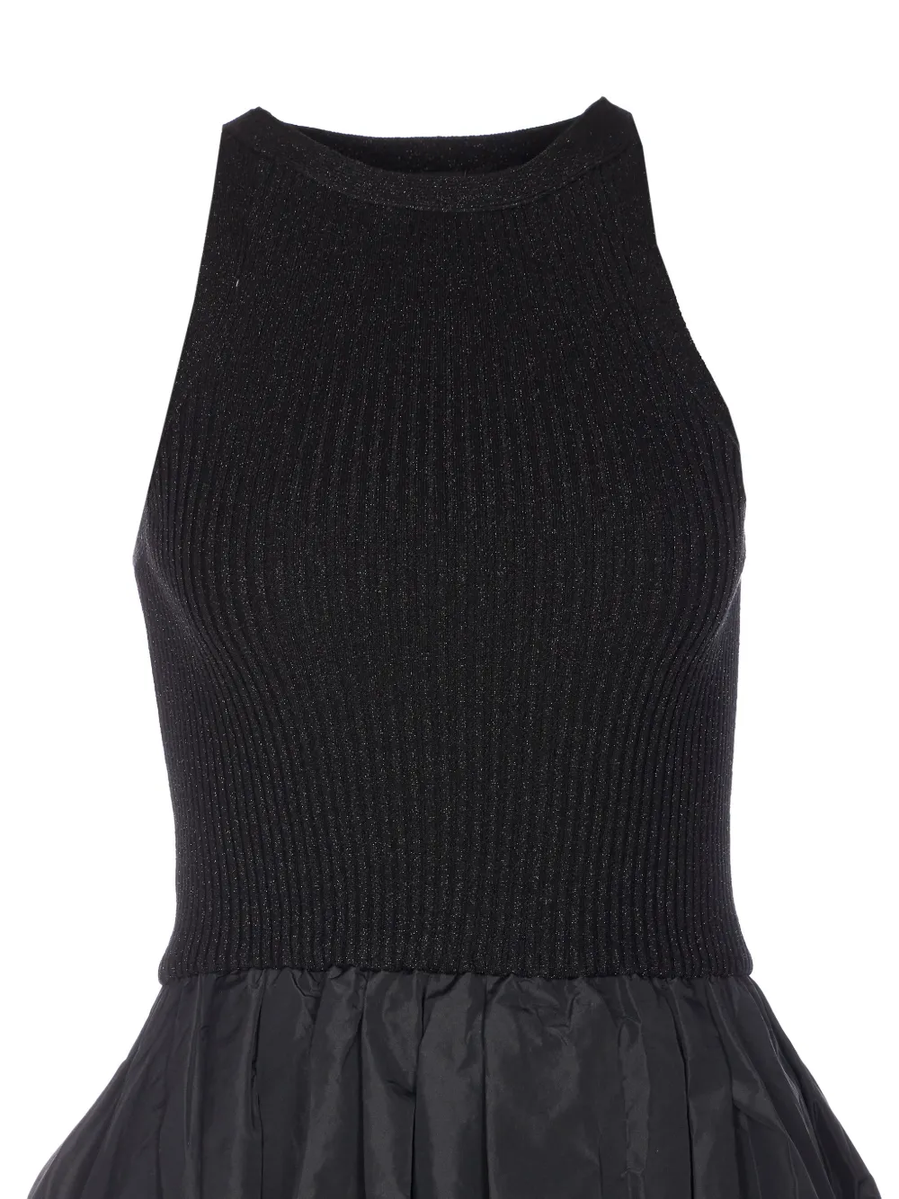 LIU JO Taffeta maxi-jurk Zwart