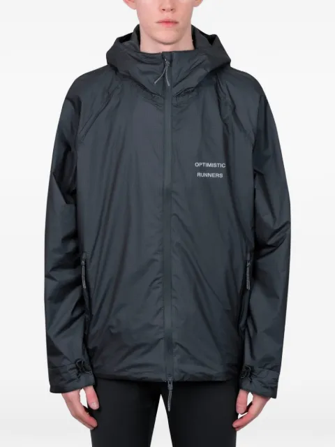 Optimistic runners insulated hooded jacket