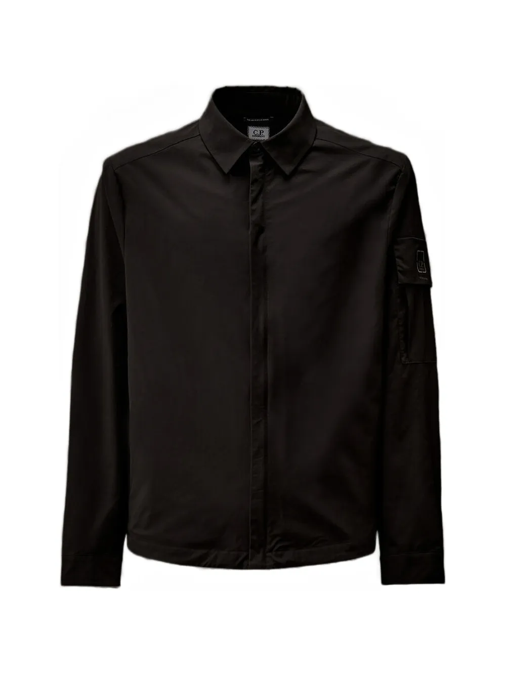 C.P. Company Metropolis zip-up shirt - Black
