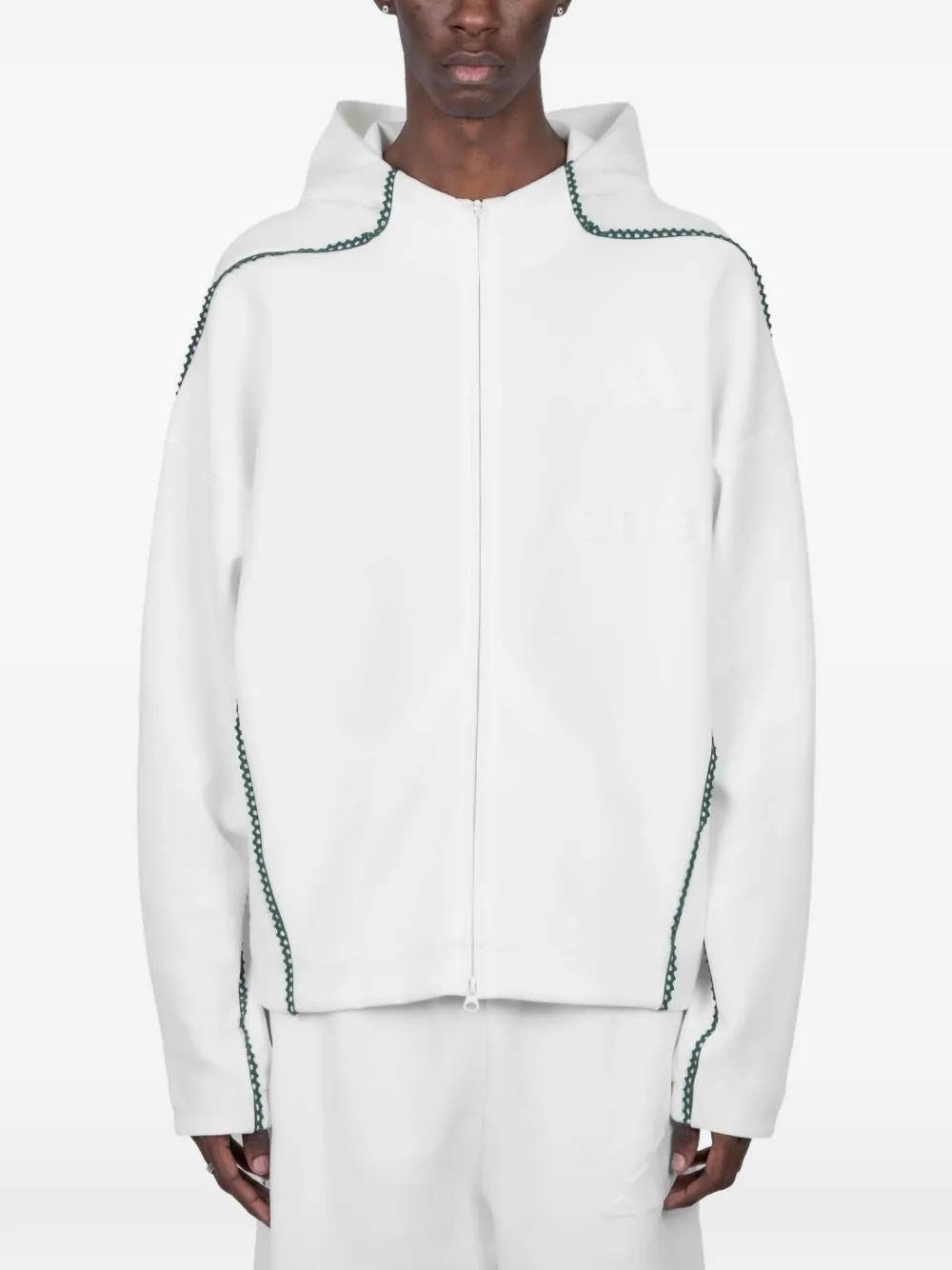 adidas x Arte Antwerp Felpa con zip - Bianco