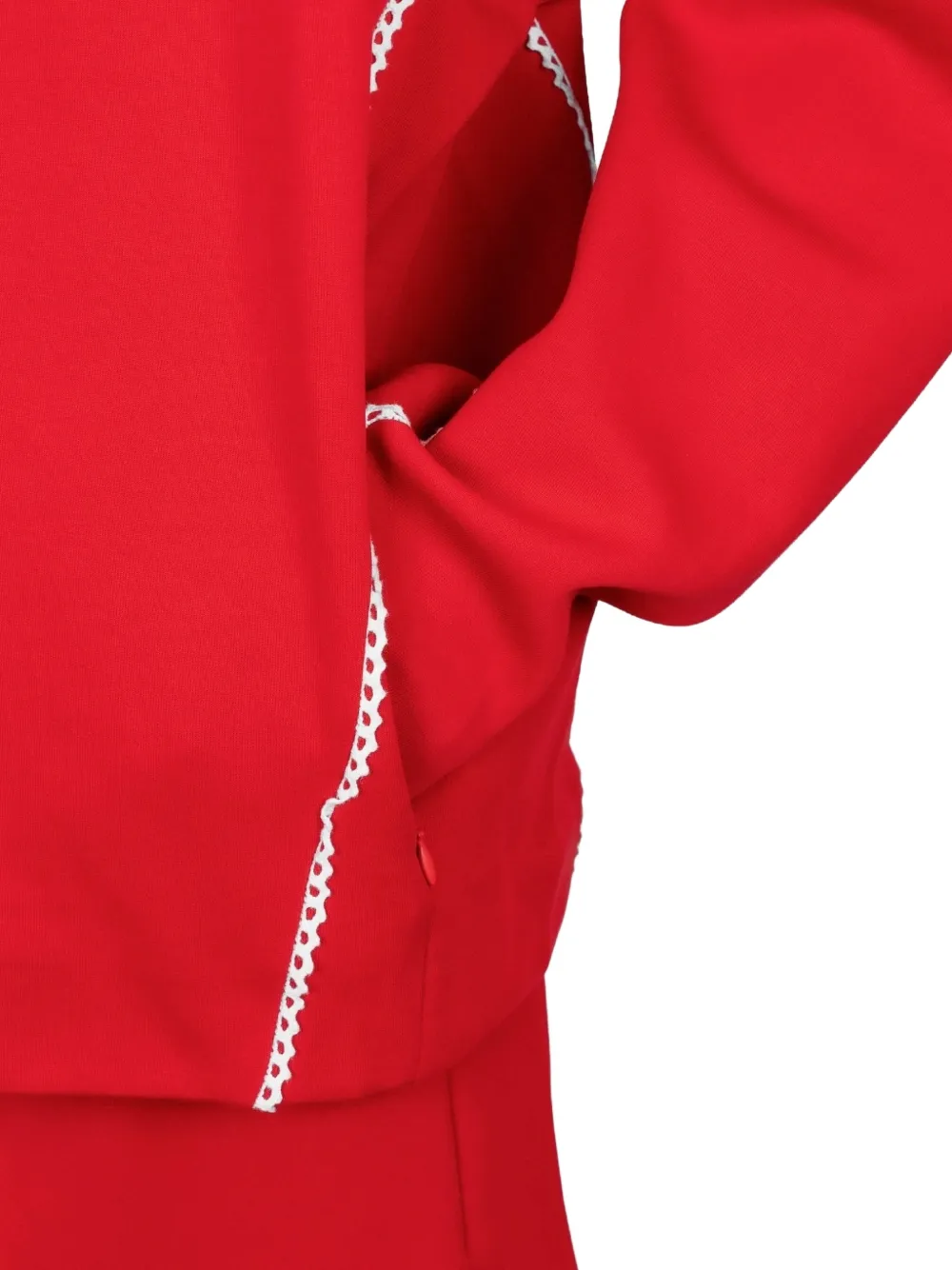 adidas x Arte Antwerp hoodie met kant en rits Rood