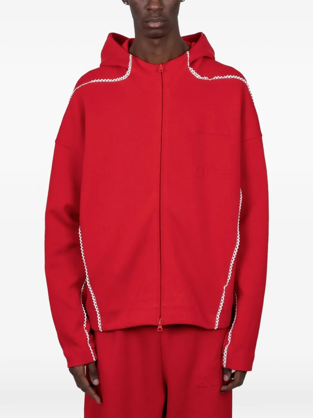 adidas x Arte Antwerp Felpa con zip - Rosso