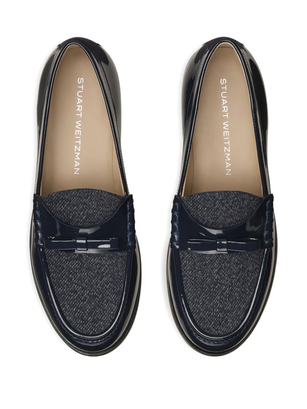Stuart Weitzman Lottie Bow loafers - Blauw