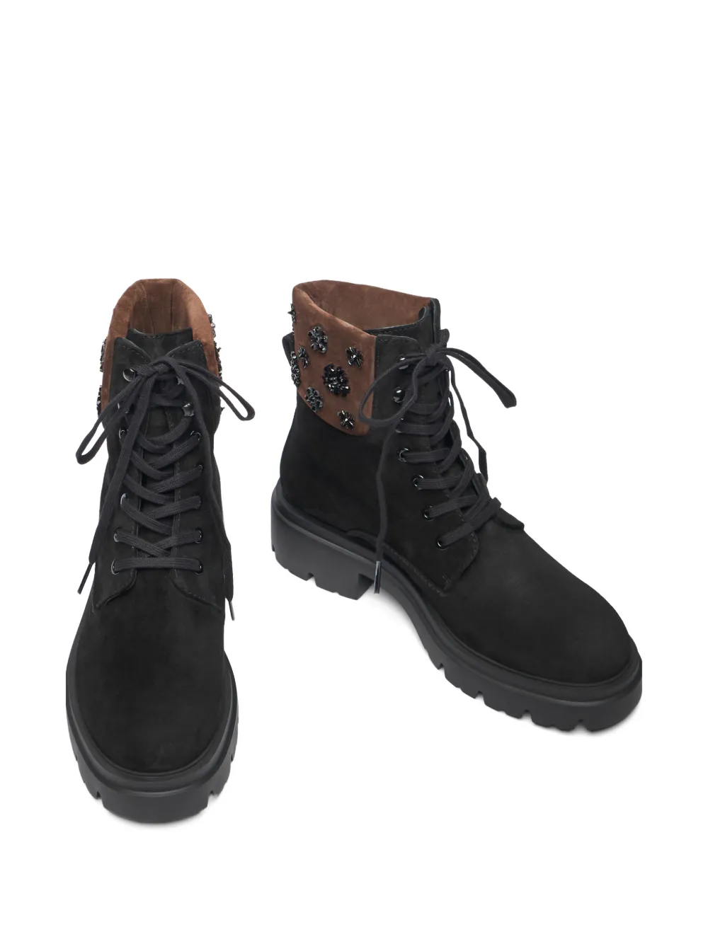 Stuart Weitzman Hudson veterlaarzen Zwart