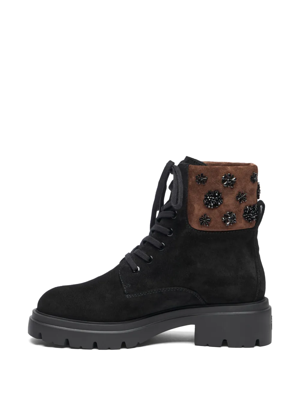 Stuart Weitzman Hudson veterlaarzen Zwart