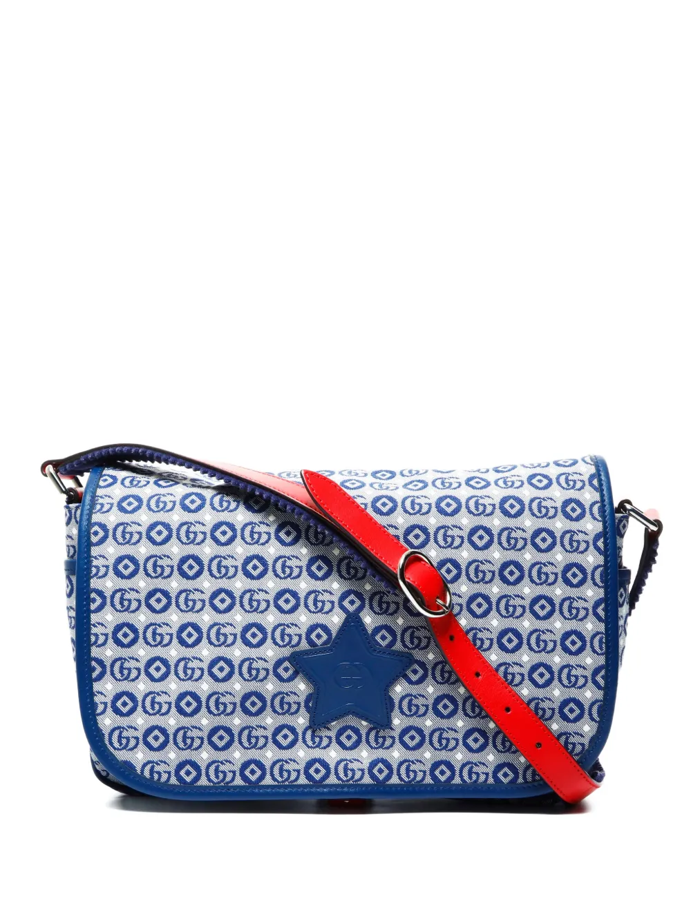 Gucci Pre-Owned 2000-2020s star crossbody bag - Blu