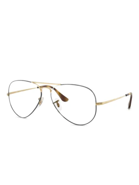 Ray-Ban metal pilot-frame glasses