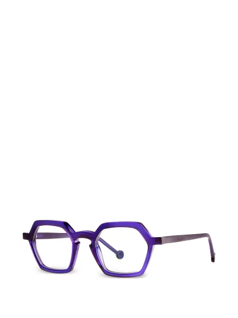 Theo Eyewear Fishing Owl geometric-frame glasses