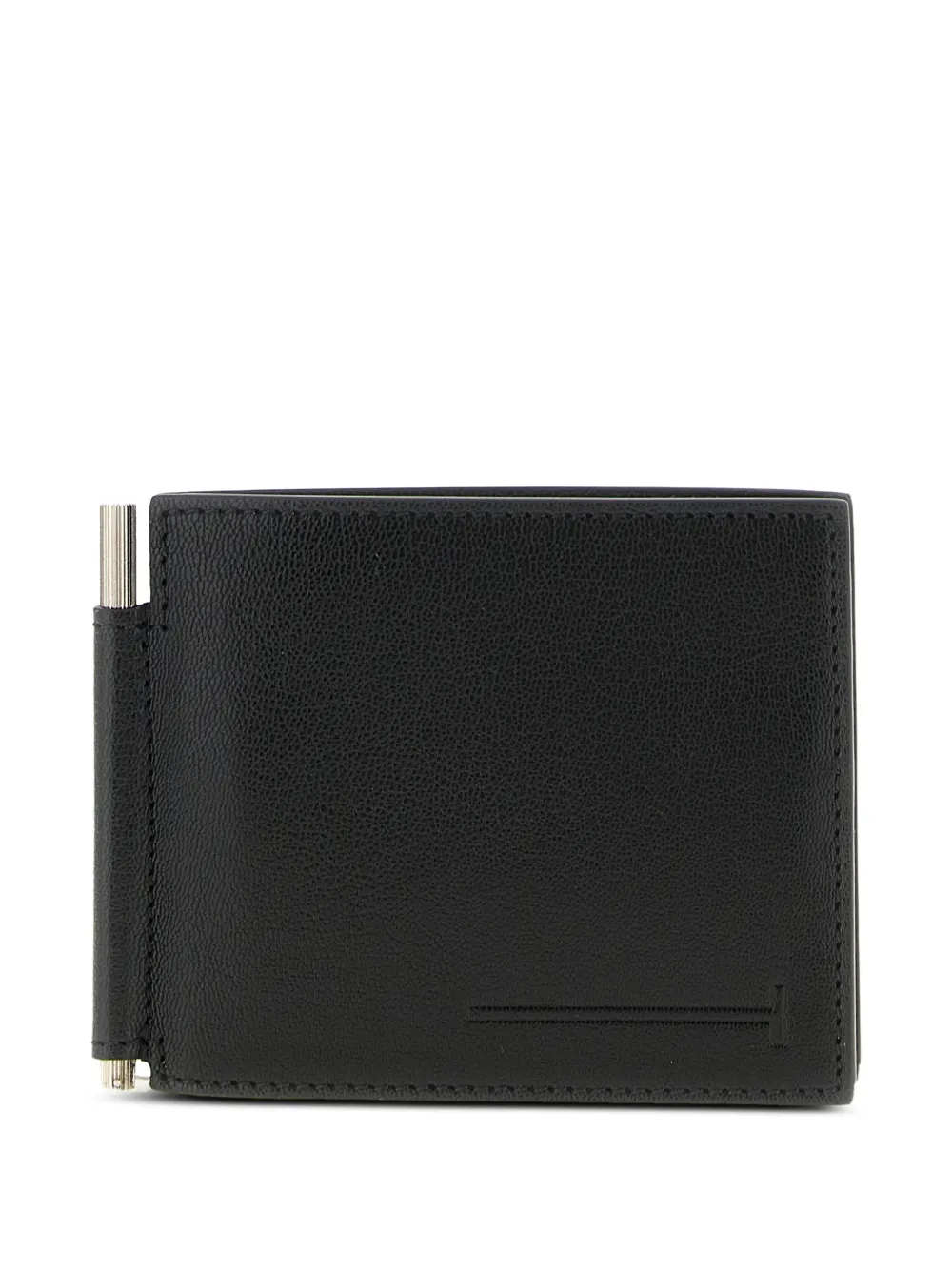 TOM FORD logo-print leather wallet - Nero
