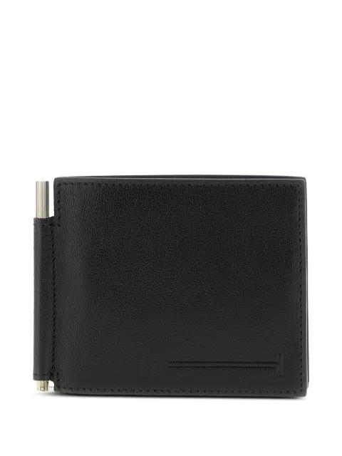 TOM FORD logo-print leather wallet