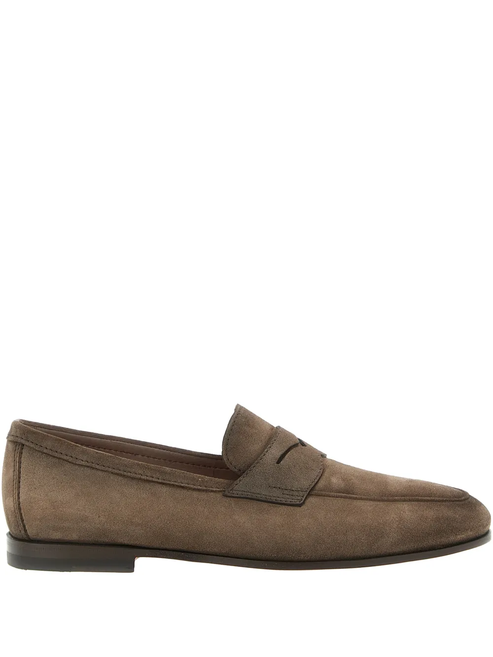 Santoni Carlos penny-front loafers - Marrone