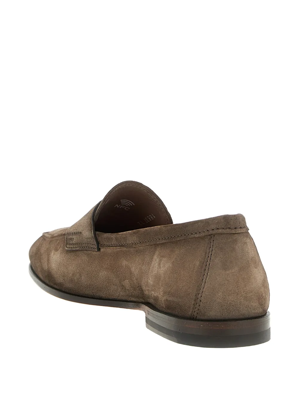 Santoni Carlos penny-front loafers Bruin
