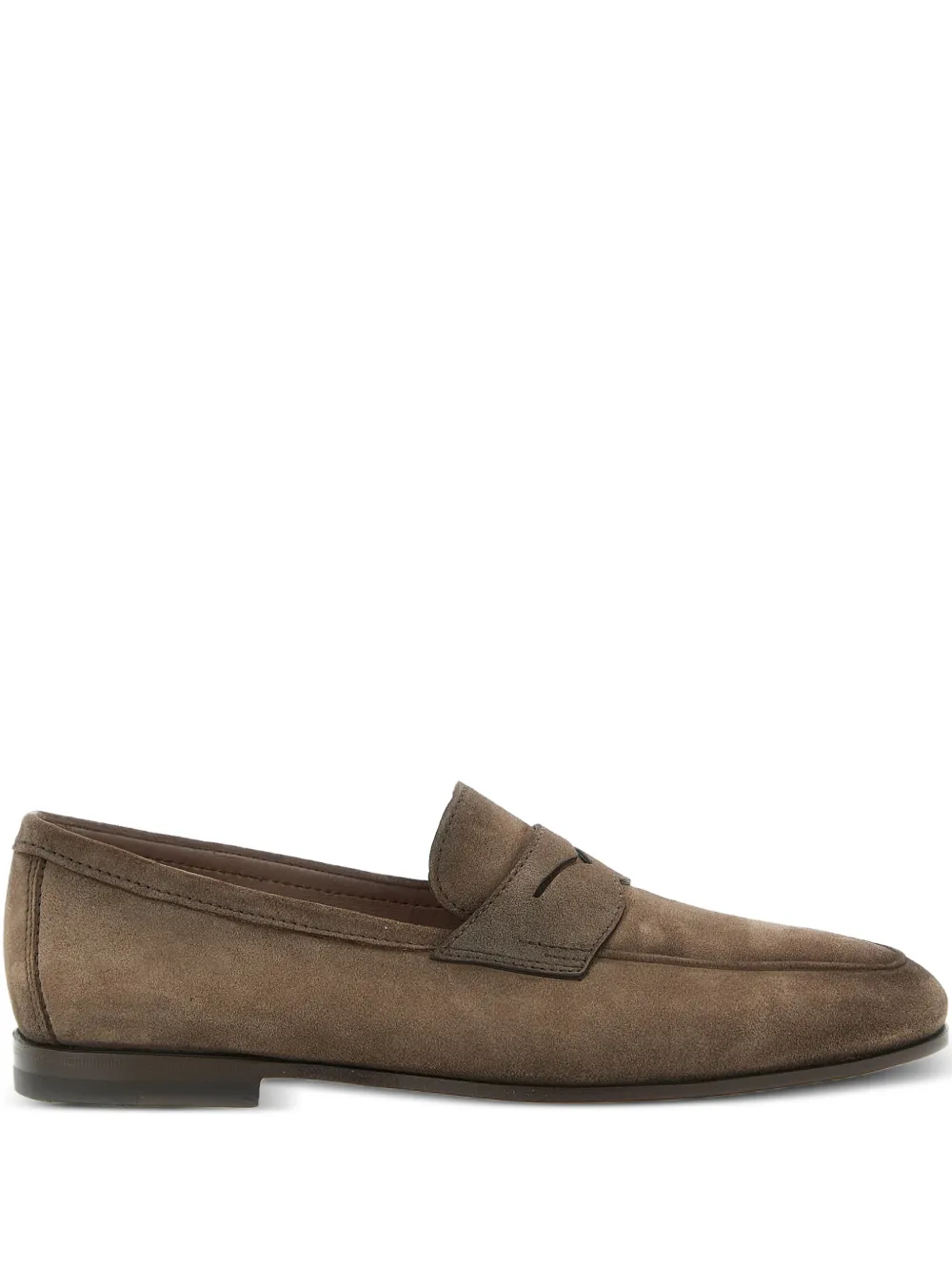 Santoni Carlos penny-front loafers - Marrone