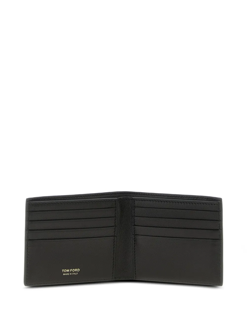  Tom Ford Crocodile-pattern Bifold Wallet - Black 