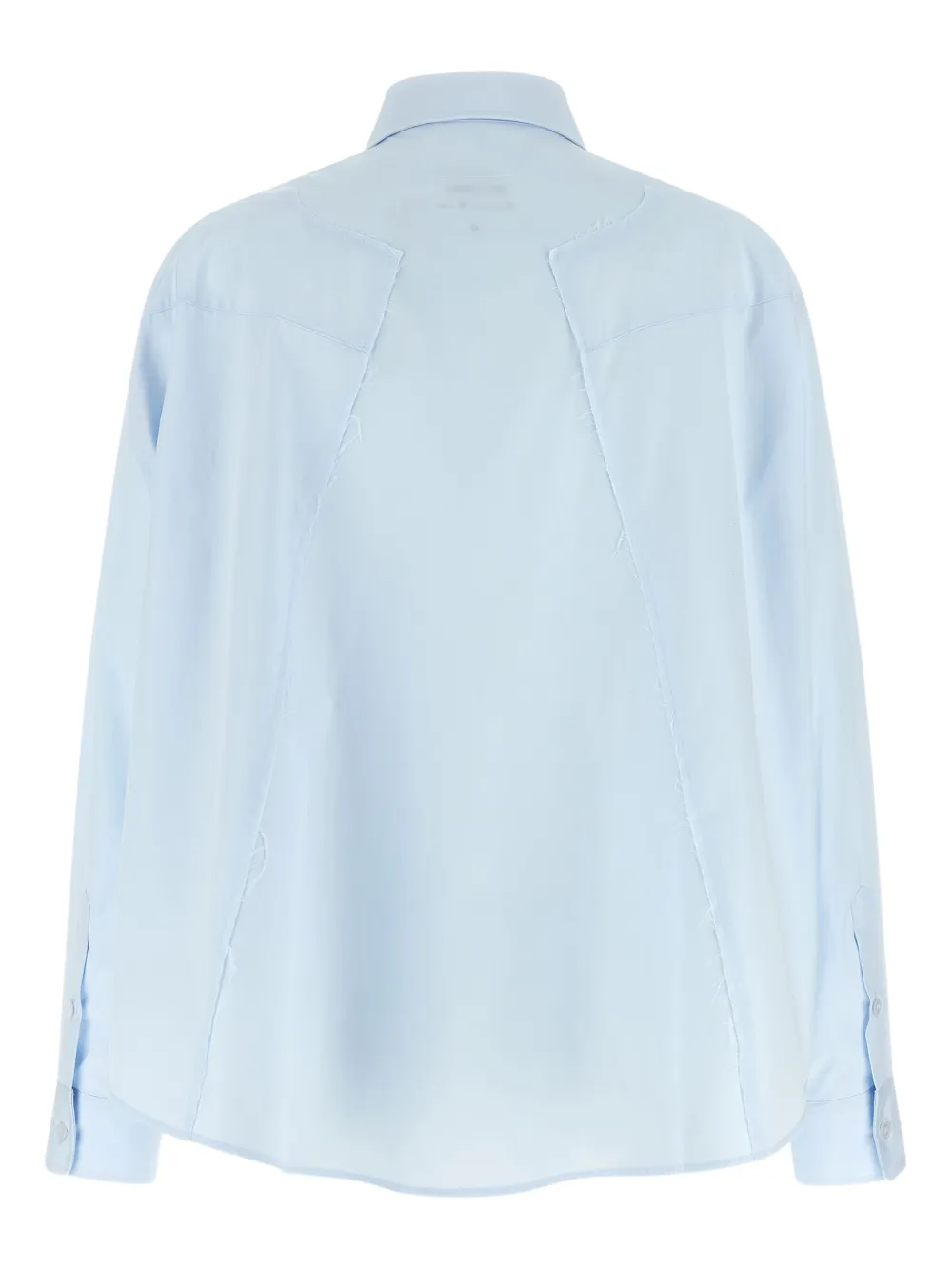 MM6 Maison Margiela poplin shirt - Blauw
