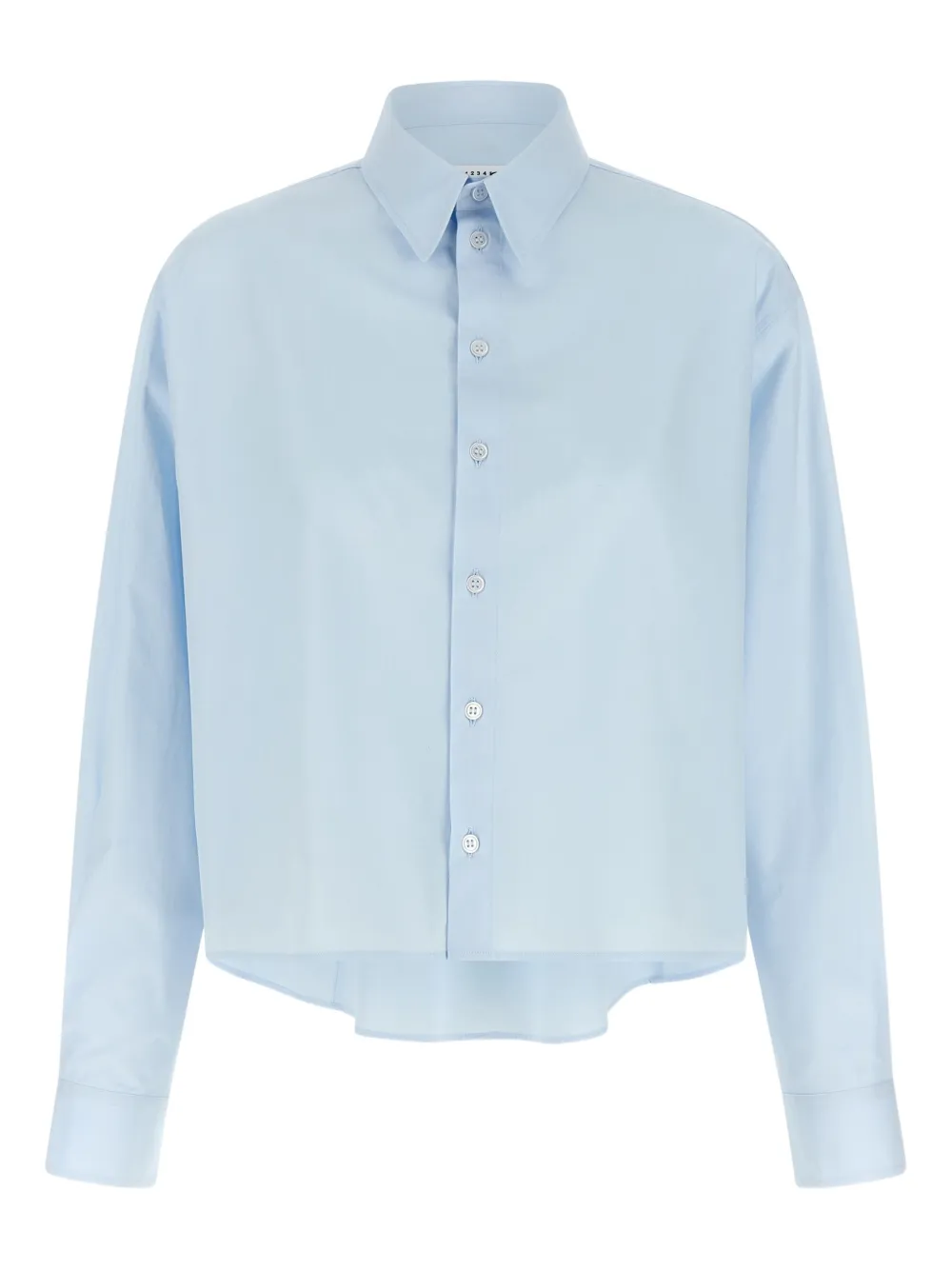 MM6 Maison Margiela poplin shirt - Blu