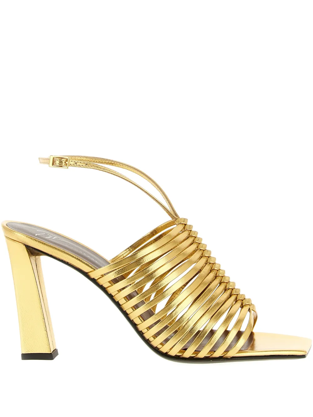 Giuseppe Zanotti Savoia metallic sandals Goud