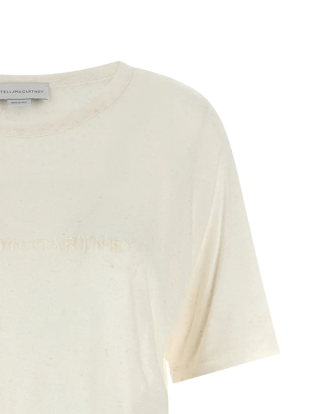  Stella Mccartney Beads Embroidery T-shirt - Neutrals 