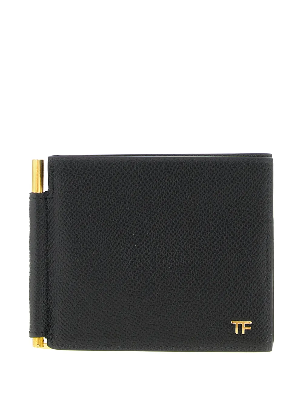 TOM FORD money clip logo wallet - Nero