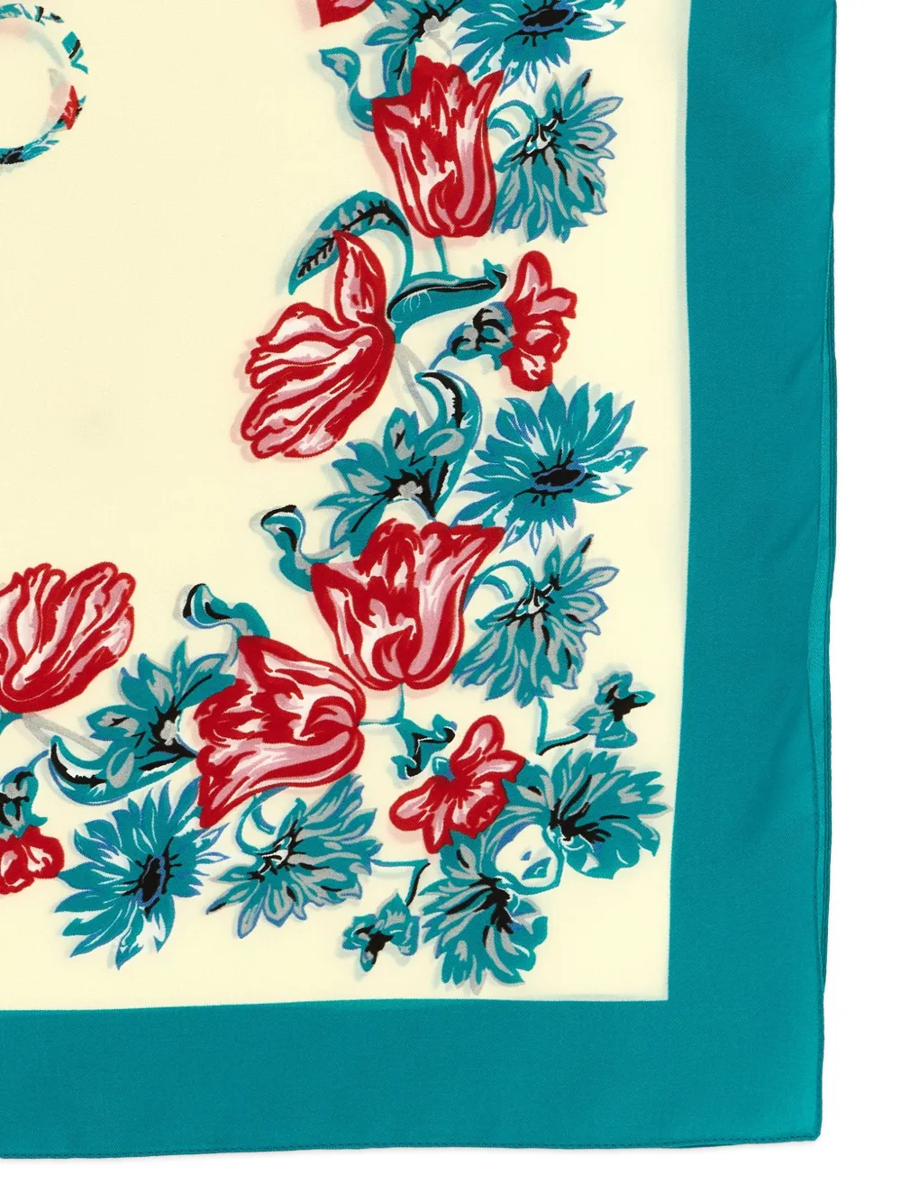 PINKO Sjaal met bloemenprint Beige