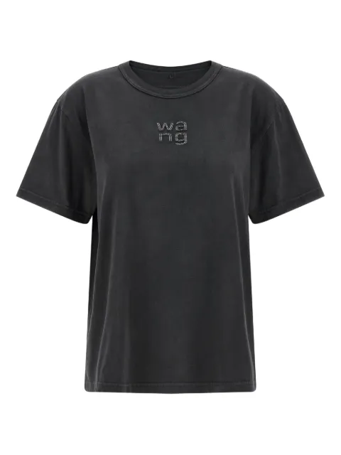 Alexander Wang rhinestone logo T-shirt