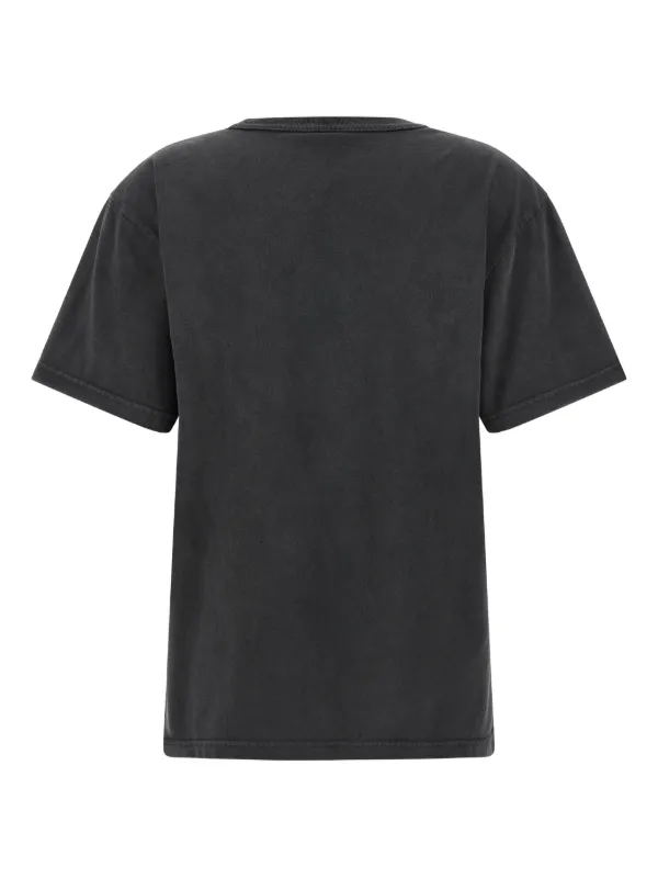 alexanderwang XS ダークグレー Tシャツ Alexander Wang ラインストーンロゴ Tシャツ | グレー | FARFETCH JP
