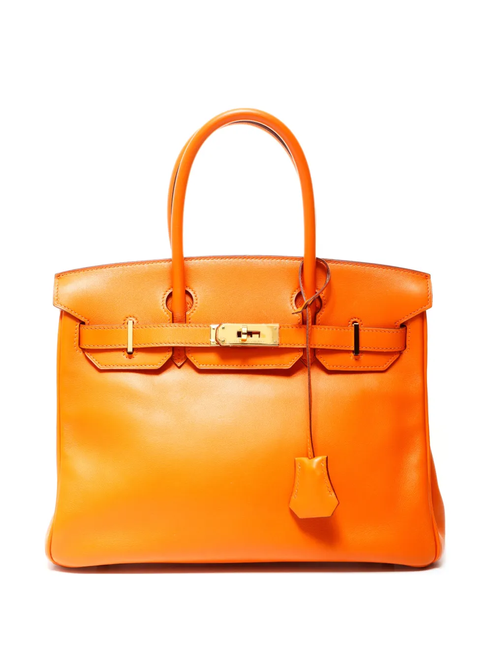 Hermès Pre-Owned 2006 30 Birkin leather tote bag - Arancione