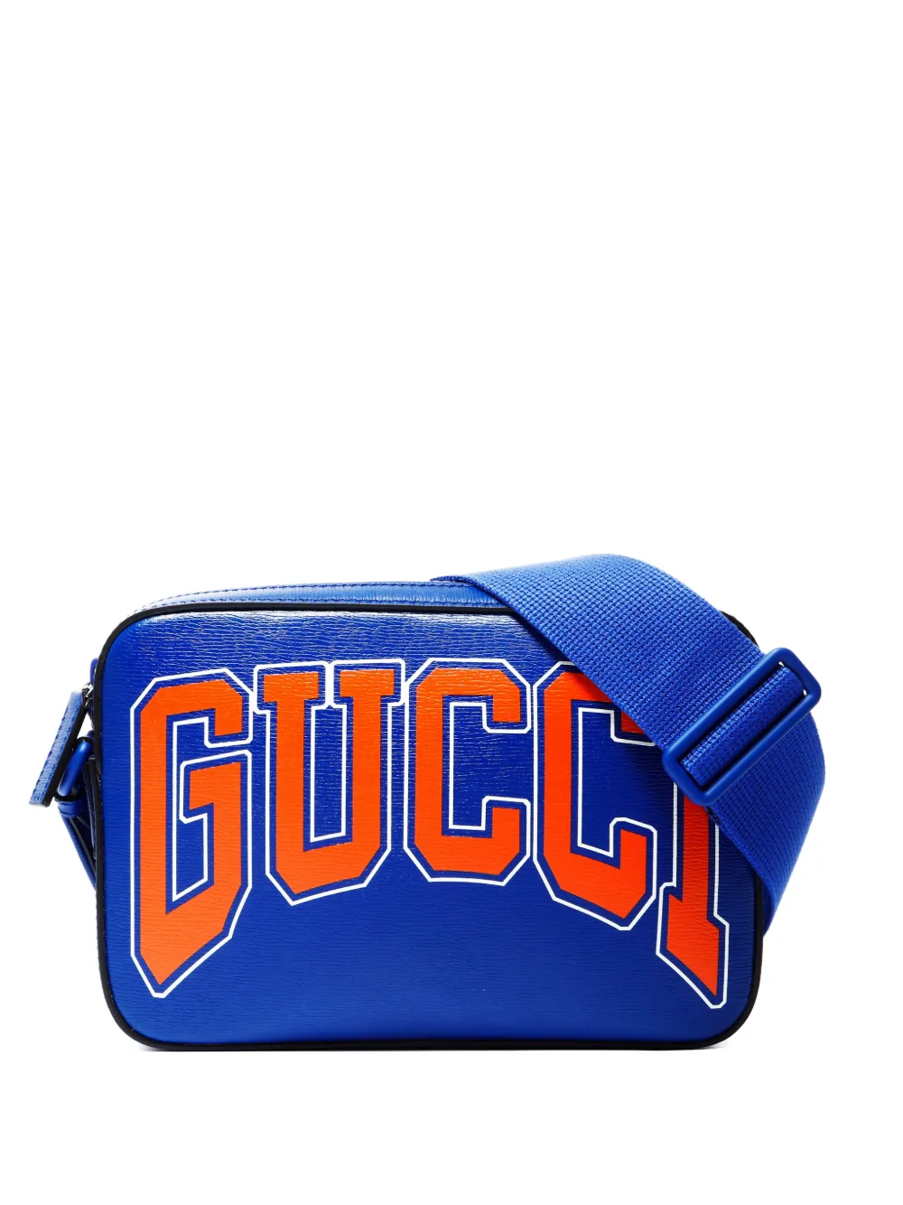 Gucci Pre-Owned 2010-2020 logo-print shoulder bag - Blu