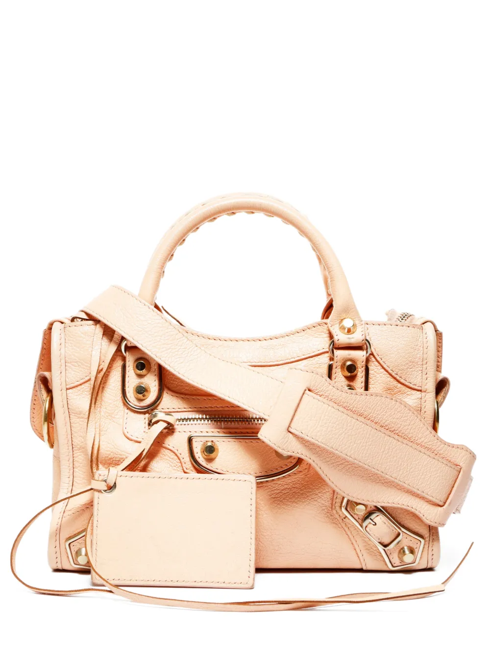 Balenciaga Pre-Owned 2010-2020s mini City two-way braided-handle tote bag - Toni neutri