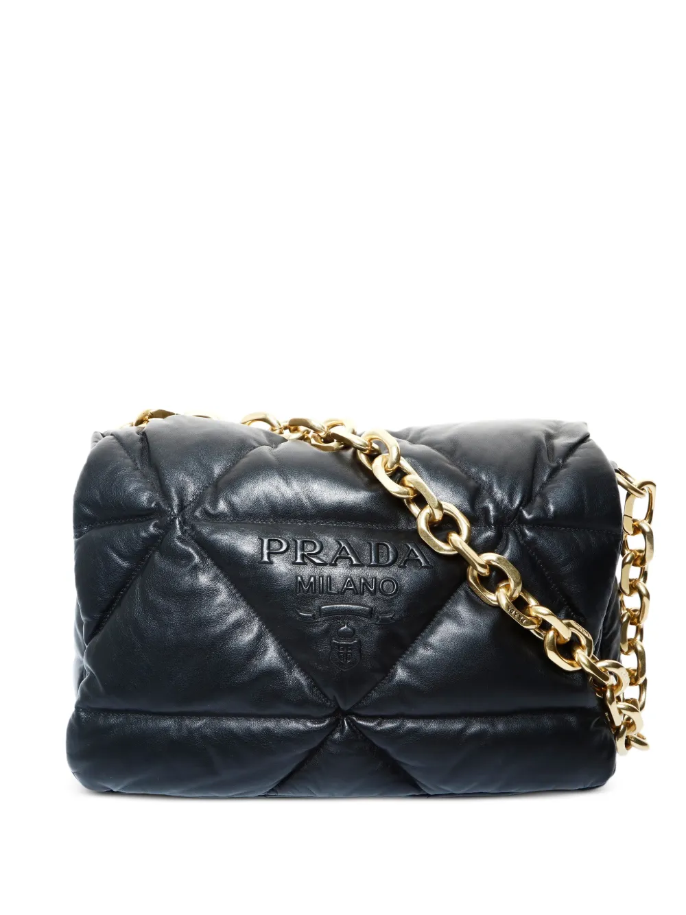 Prada Pre-Owned 2000s logo padded shoulder bag - Schwarz