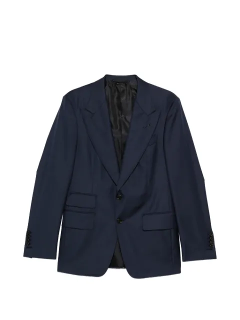 TOM FORD flap-pocket single-breasted suit