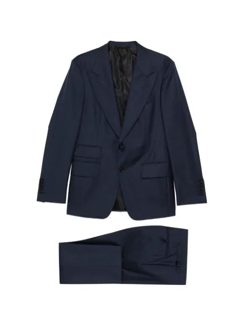 TOM FORD flap-pocket single-breasted suit