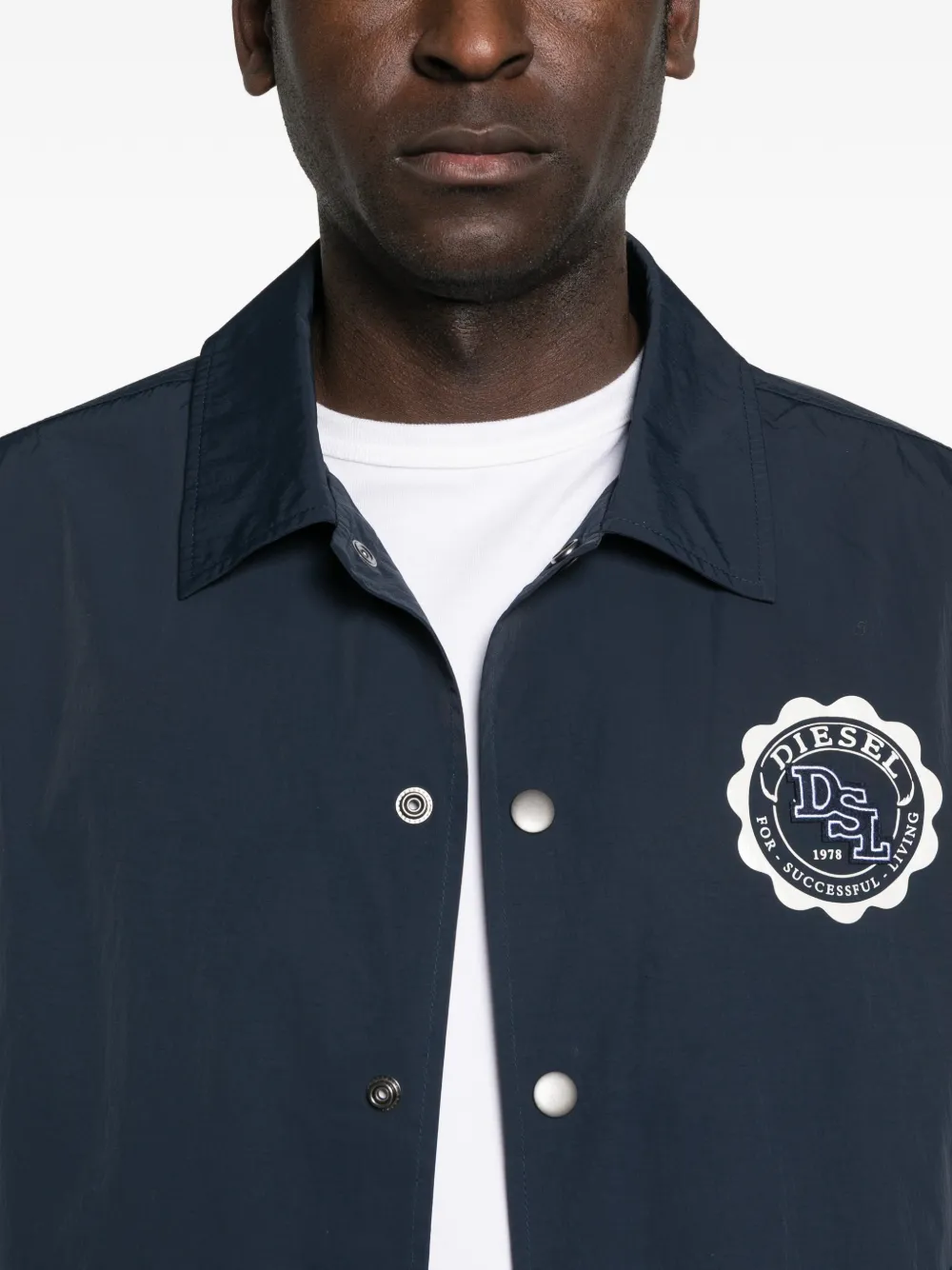 badge button jacket