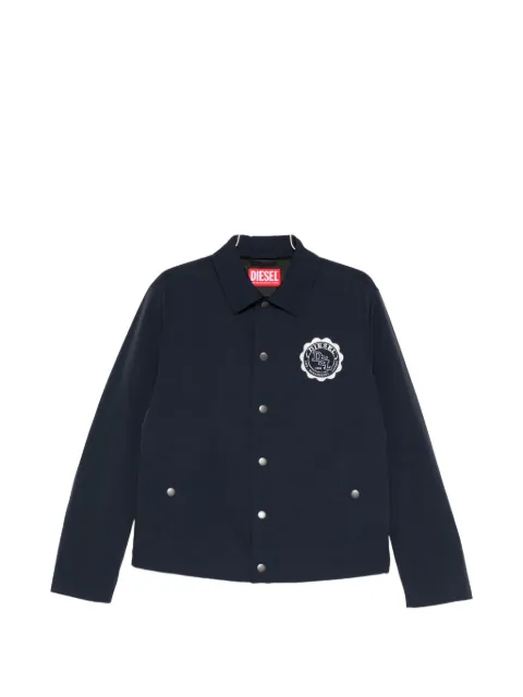 Diesel badge button jacket 
