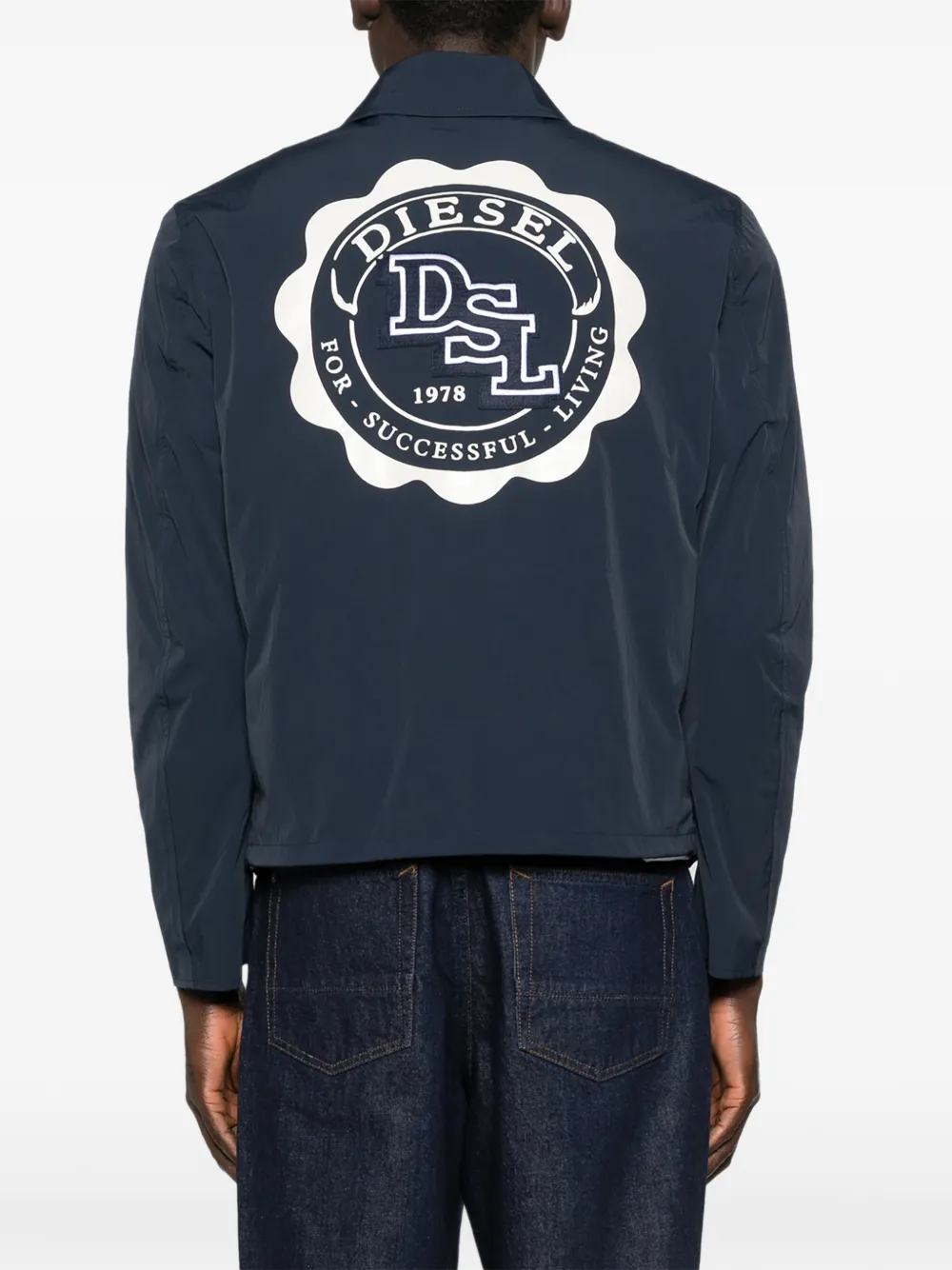 badge button jacket