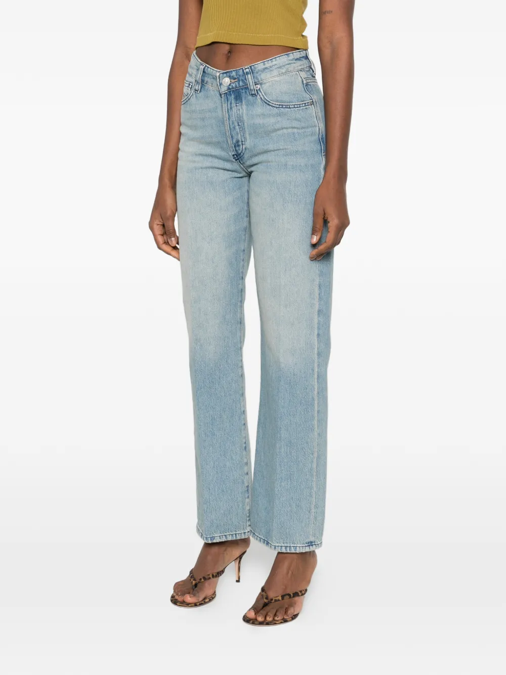 Diesel 1971 D-Sent jeans met logo Blauw