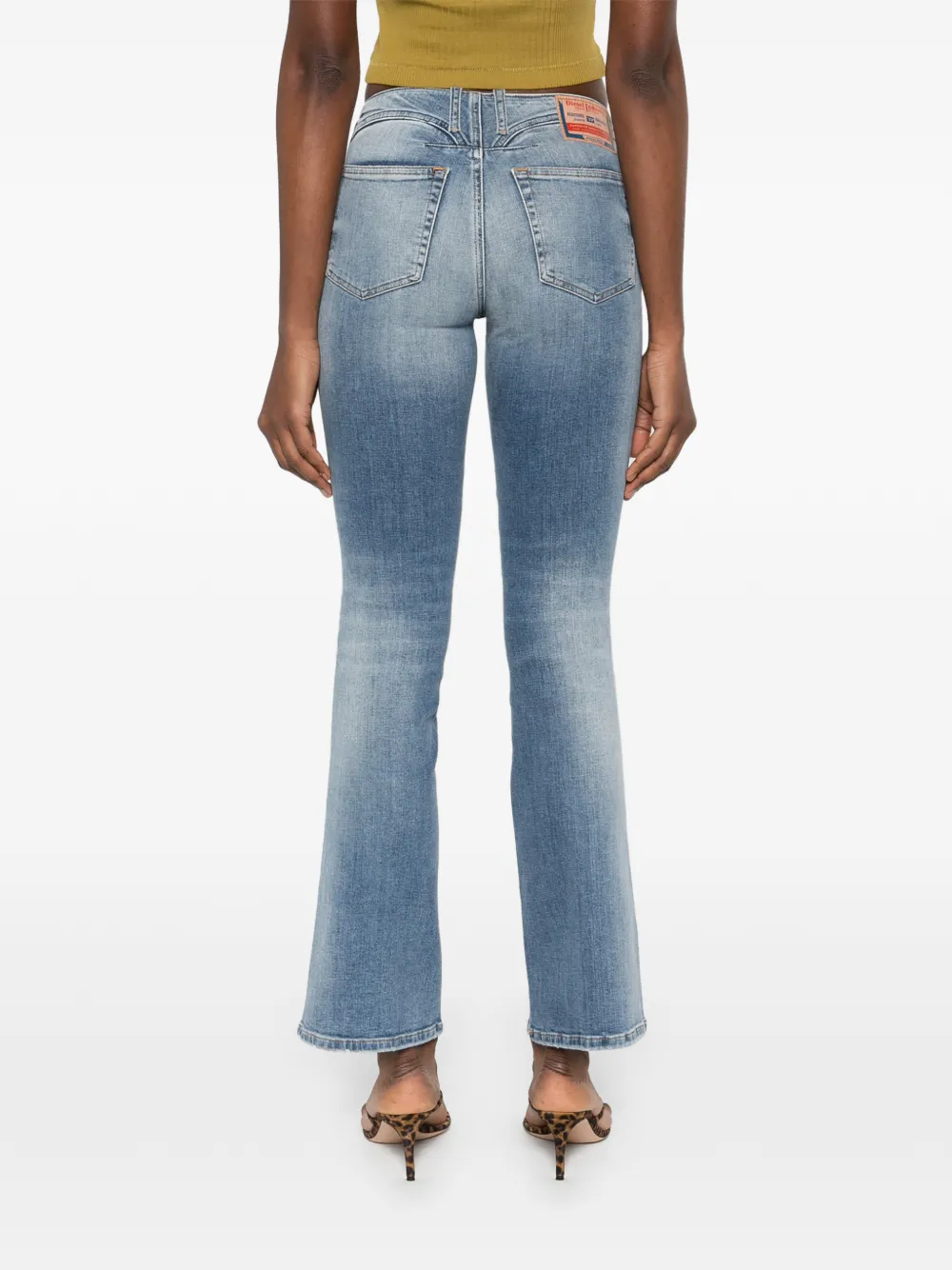 Diesel 1969 D-Ebbey flared jeans Blauw