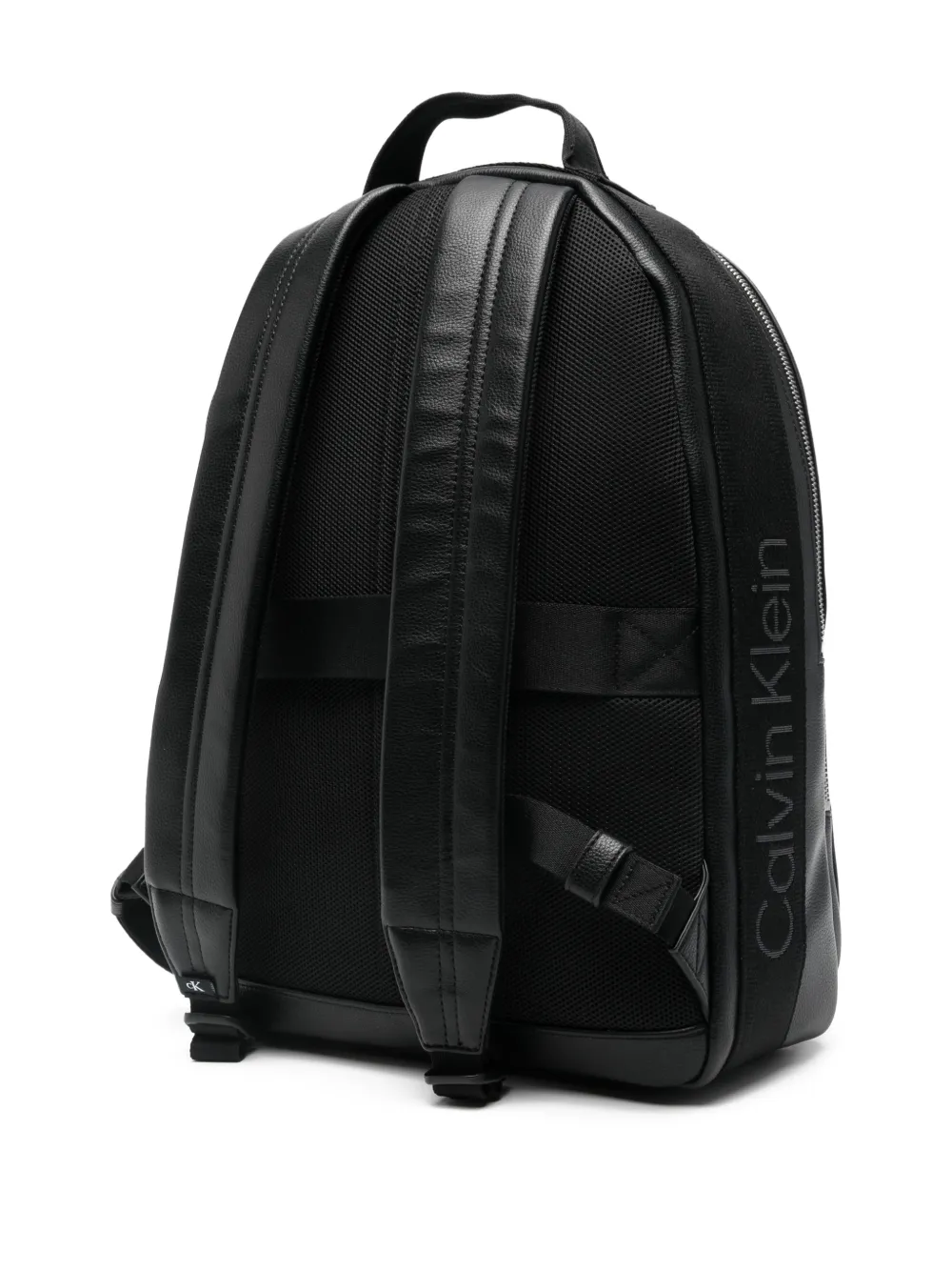  Calvin Klein Zip Detail Backpack - Black 