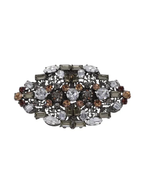 Gianfranco Ferré Pre-Owned gemstone floral brooch
