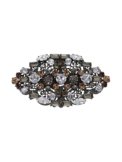 Gianfranco Ferré Pre-Owned gemstone floral brooch