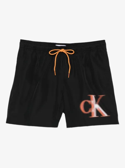 Calvin Klein 로고 드로스트링 스윔 쇼츠