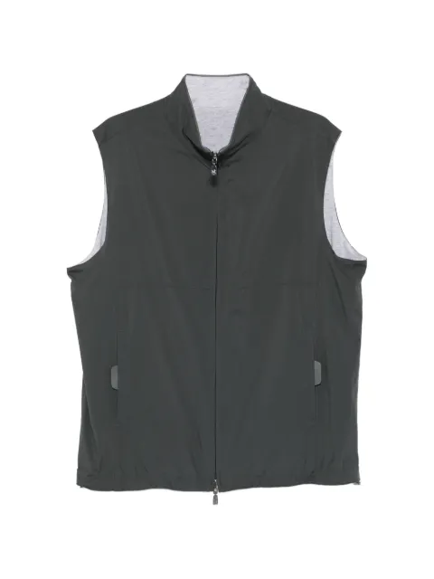 Corneliani zip-up sleeveless gilet