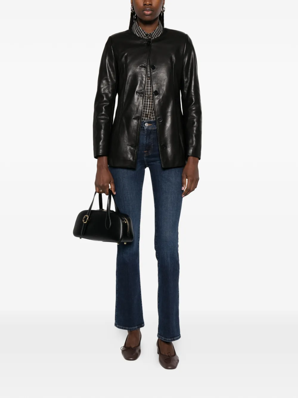 7 For All Mankind Slim Illusion bootcut jeans Blauw