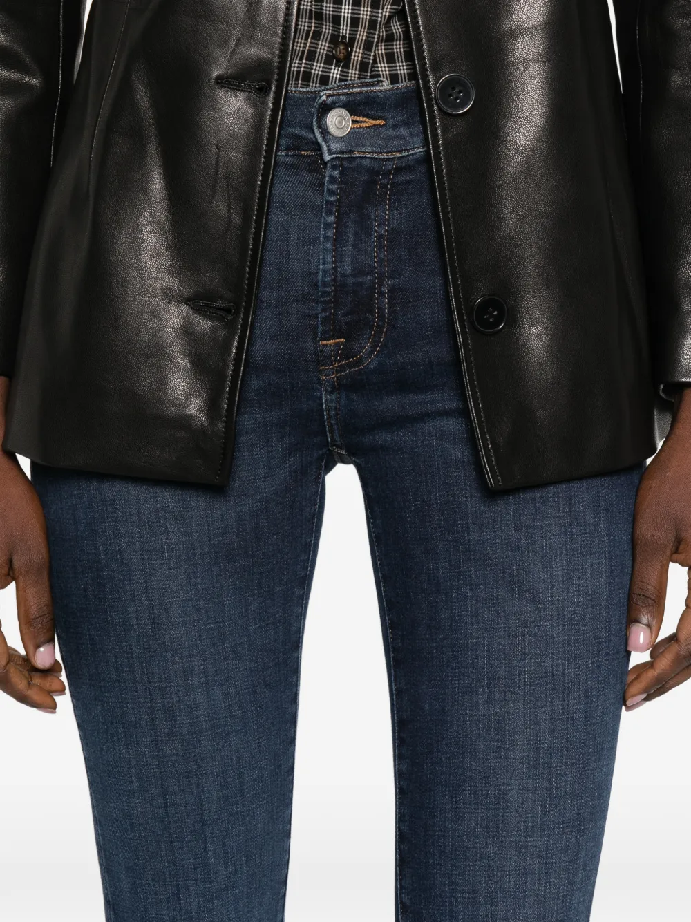 7 For All Mankind Slim Illusion bootcut jeans Blauw