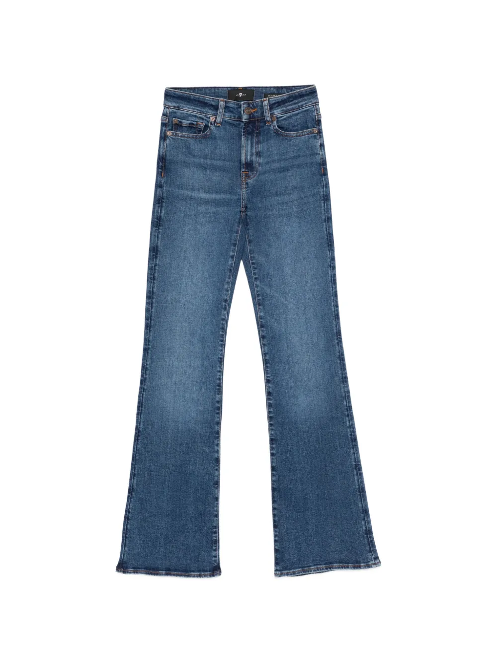 7 For All Mankind Legacy Bootcut zip-up flared jeans - Blu