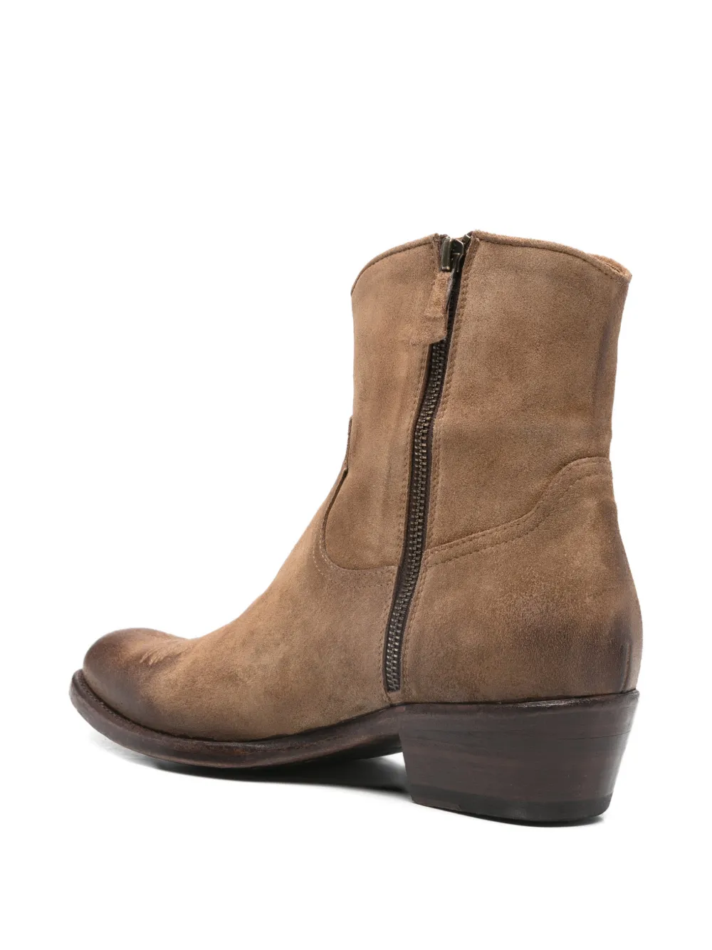 Cenere GB zipped boots Bruin