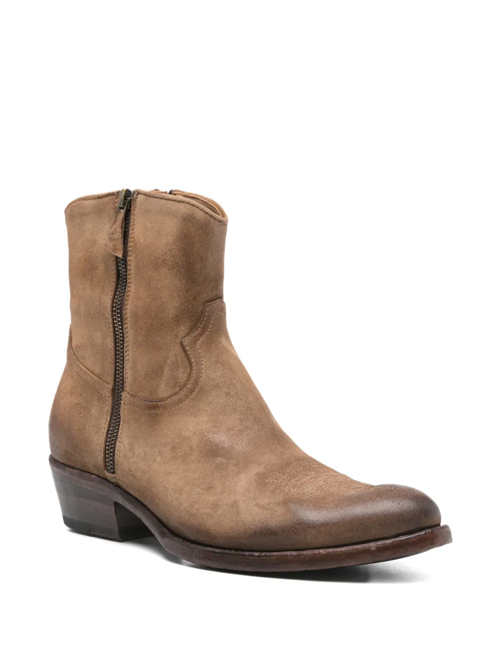 Cenere GB zipped boots Bruin