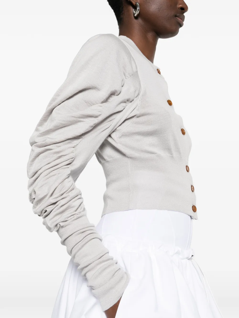 Vivienne Westwood Eli cropped vest Beige
