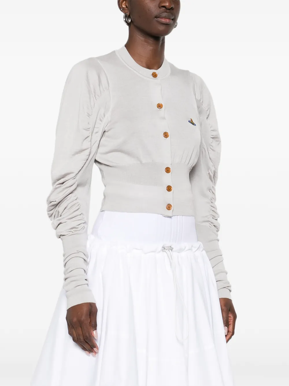 Vivienne Westwood Eli cropped vest Beige